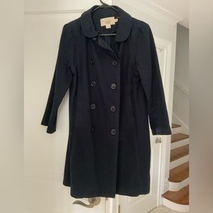 J.crew classic twill chino weathered & broken in navy trench coat